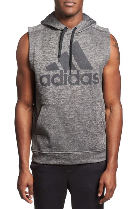 Adidas sleeveless hoodies